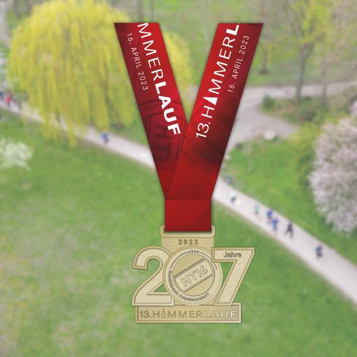 Die Medaille zum Hammer Lauf